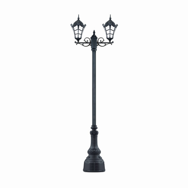 چراغ پارکی دو شاخه وستا کوچک سربالا شاخه T