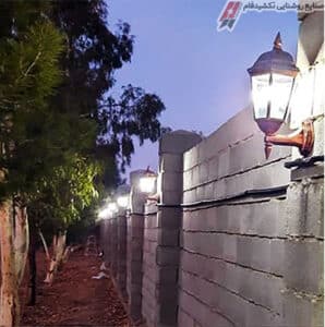 هزینه های نصب چراغ دیواری حیاطی ویلایی 